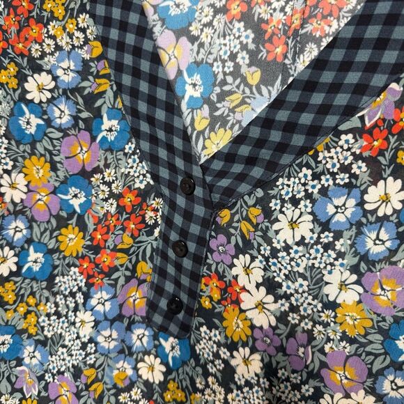 Johnny Was Divina Floral Print Tunic Dress in Multi  L NWOT - Picture 10 of 15